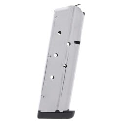 Check-Mate 1911 .40 S&W 8-Round Stainless Steel Magazine w/Removable Base Right