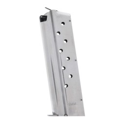 Check-Mate 1911 9mm 9-Round Stainless Steel Magazine Left