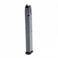 ProMag CZ-75, TZ-75, Magnum Research Baby Eagle 9mm Luger 32-round Magazine Blued Steel 