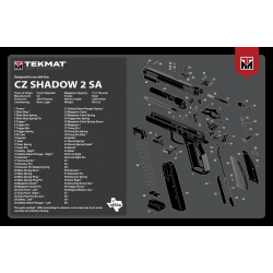 TekMat Handgun Cleaning Mat CZ Shadow 2 SA