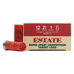 Estate Cartridge Company Super Sport Competition Target 12 Gauge 2.75" 1oz #7 1/2 Shot – 25 Shells