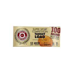 Estate Cartridge Company Super Sport Competition Target 12 Gauge 2.75" 1 1/8OZ #7.5 Shot Ammo - 200 Shells (Two 100 Shell Cases)