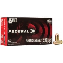 Federal American Eagle .45ACP Ammo 230gr FMJ 50 Rounds