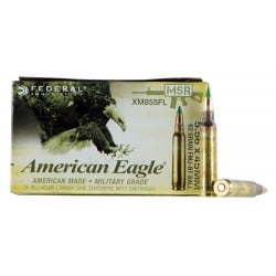 Federal American Eagle 5.56x45mm Ammo 62gr FMJBT 20 Rounds
