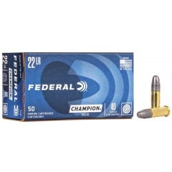 Federal Champion Training .22LR Ammo 40gr LRN 5,000 Rounds