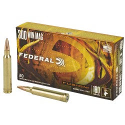 Federal Fusion .300 Winchester Magnum 180gr Boattail 20-Round Box