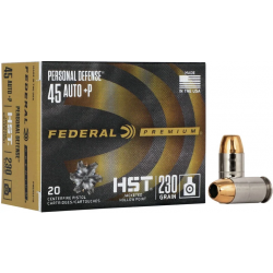 Federal Personal Defense HST .45 ACP +P 230gr JHP 20 Rounds