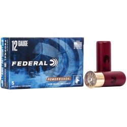 Federal PowerShok 12 Gauge 2.75" 00 Buck Low-Recoil 5-Round Box