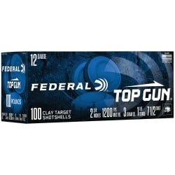 Federal Premium Top Gun 12 Gauge Ammo 2.75" #7.5 1 1/8oz 100-Round Box