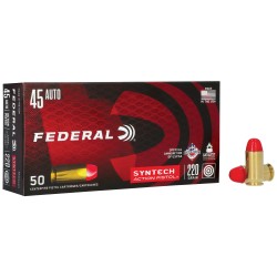 Federal Syntech Action Pistol .45 ACP Ammo 220gr TSJ 50-Round Box
