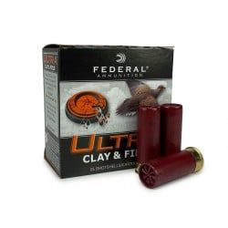 Federal Ultra Clay & Field 12 Gauge 2.75" #8 Shot 1oz Ammo 25-Round Box