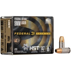Federal Premium HST 9mm 147gr JHP 20 Rounds