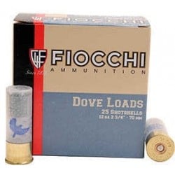 Fiocchi Game & Target 12 Gauge Ammo 2.75" 1 1/8 oz 7.5 Shot – 25 Shells