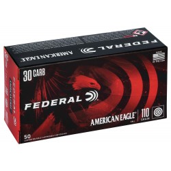 Federal American Eagle .30 Carbine Ammo 110gr FMJ 50 Rounds