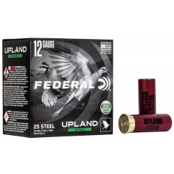 Federal Upland Steel 12 Gauge Ammo 2.75inch #7.5 1 1/8oz 25-Round Box
