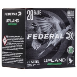 Federal Upland Steel 28 Gauge Ammo 2.75" #6 5/8oz 25-Round Box