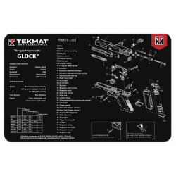 TekMat Handgun Cleaning Mat for Glock Pistols
