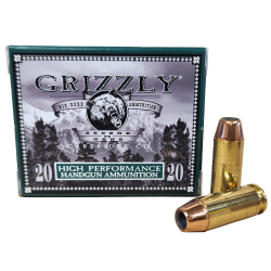 Grizzly Cartridge Company 10mm Auto Ammo 180gr JHP 20 Rounds