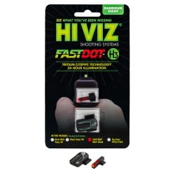 Hi-Viz FASTDOT H3 Tritium / Fiber Optic Night Sights for Smith & Wesson Shield / Shield Plus Pistols