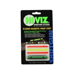 Hi Viz Narrow Magnetic Front Sight with Interchangeable Litepipes for Ribbed Shotguns