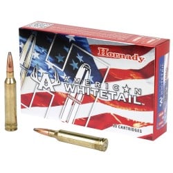 Hornady American Whitetail 7mm Remington Magnum Ammo 154gr Interlock SP 20 Rounds