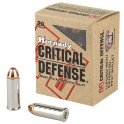Hornady Critical Defense 44 S&W Special Ammo 165gr FTX 20 Rounds