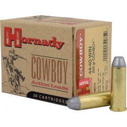 Hornady Custom 44-40 Winchester Ammo 205gr Cowboy 20 Rounds