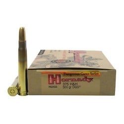 Hornady Dangerous Game .375 H&H Magnum Ammo 300gr DGS 20 Rounds