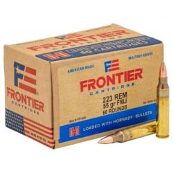 Hornady Frontier .223 Remington Ammo 55gr FMJ 50 Rounds