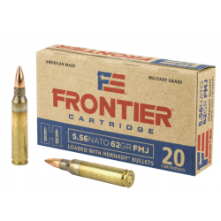 Hornady Frontier Cartridge 5.56x45mm NATO Ammo 62gr FMJ 20-Rounds