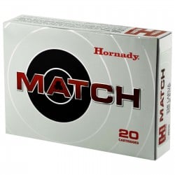 Hornady Match .338 Lapua Magnum Ammo 250gr BTHP 20 Rounds