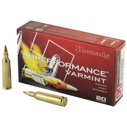 Hornady Superformance Varmint 22-250 Remington 50gr V-Max 20 Rounds