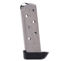 Kimber Micro, .380 ACP Stainless Steel 7-round Extended Magazine 1200164A (gunmagwarehouse®)
