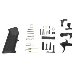 LBE Unlimited AR15 Lower Parts Kit with Trigger Guard or Pistol Grip