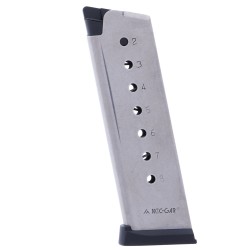 Springfield Armory 1911 .45 ACP 8-Round Factory Magazine Stainless Steel Left View