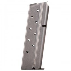 Metalform Standard 1911 Government .38 SUPER, Stainless Steel 9-Round Magazine with Flat Follower
