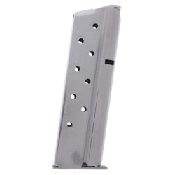 Metalform Standard 1911 Government .38 SUPER Stainless Steel 9-Round Magazine with Removable Base