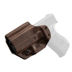 Mission First Tactical Hybrid Ambidextrous AIWB Holster for Glock 43 / 43X - Brown