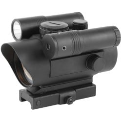 NcSTAR VISM 3 MOA Red Dot Sight w/ Green Laser and Flashlight