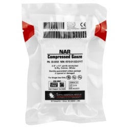 North American Rescue Compressed Gauze 4.5" x 4.1 Yards