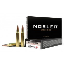 Nosler Match-Grade .223 Remington 77gr HPBT 20 Rounds