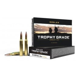Nosler Trophy Grade 25-06 Remington Ammo 100gr Partition 20 Rounds