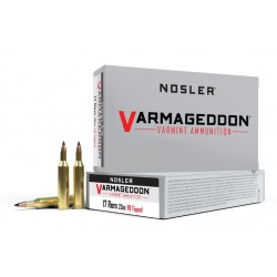 Nosler Varmageddon 17 Remington Ammo 20gr FB Tipped 20 Rounds