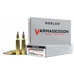 Nosler Varmageddon .22-250 Remington Ammo 55gr FB Tipped 20 Rounds