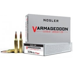 Nosler Varmageddon 243 Winchester Ammo 55gr FB Tipped 20 Rounds