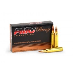 PMC Bronze .223 Remington Ammo 55gr FMJBT 20 Rounds