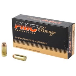PMC Bronze .40 S&W Ammo 180gr FMJ 50 Rounds