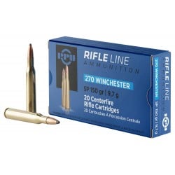 PPU Standard .270 Winchester 150gr Soft Point Ammo 20 Rounds
