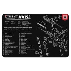 TekMat Handgun Cleaning Mat H&K P30