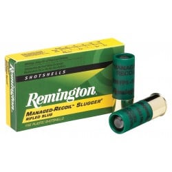Remington Slugger Managed Recoil 12 Gauge Ammo 5 Shells